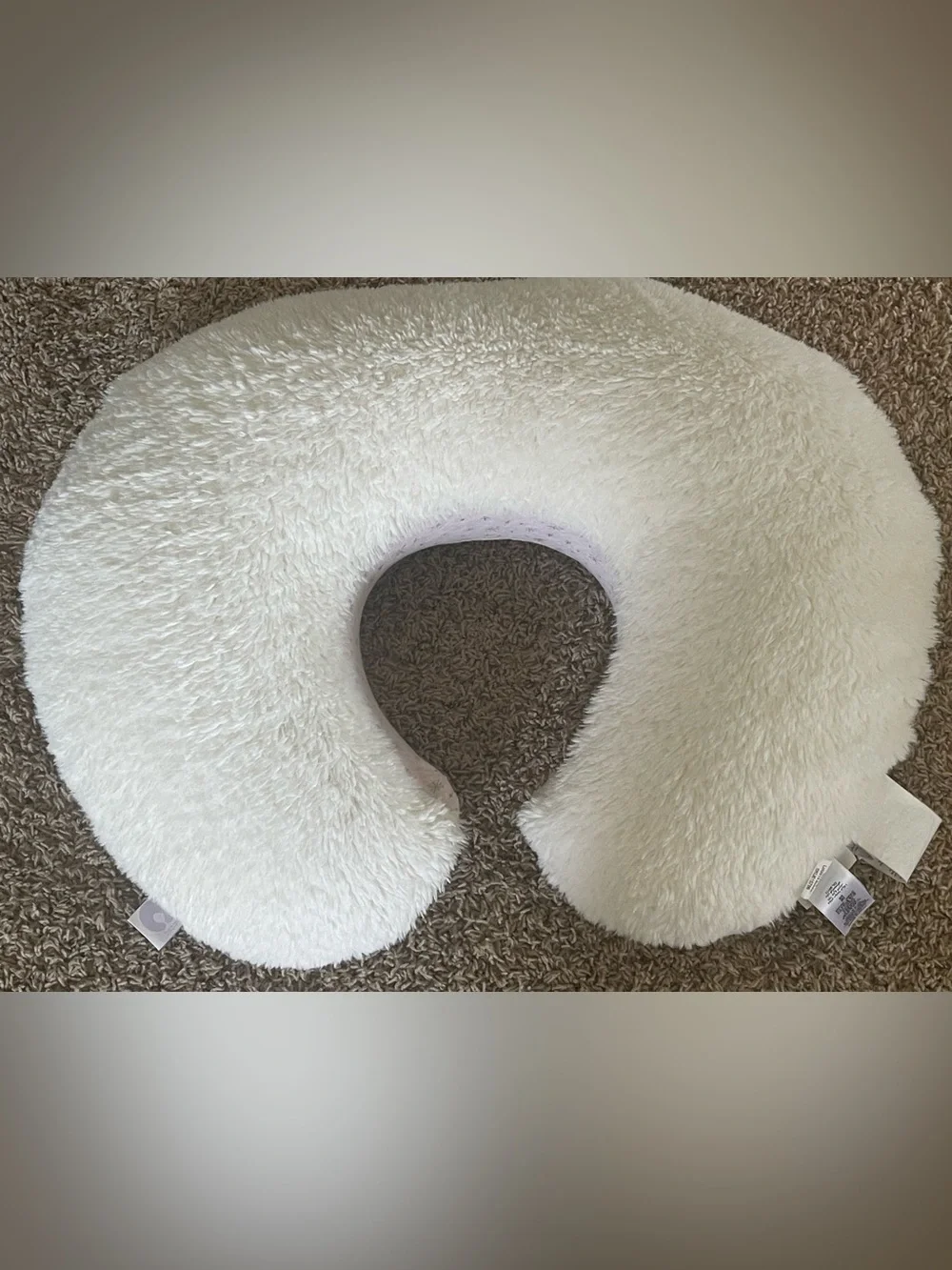Boppy Pillow with Pottery Barn Kids Pink Cover